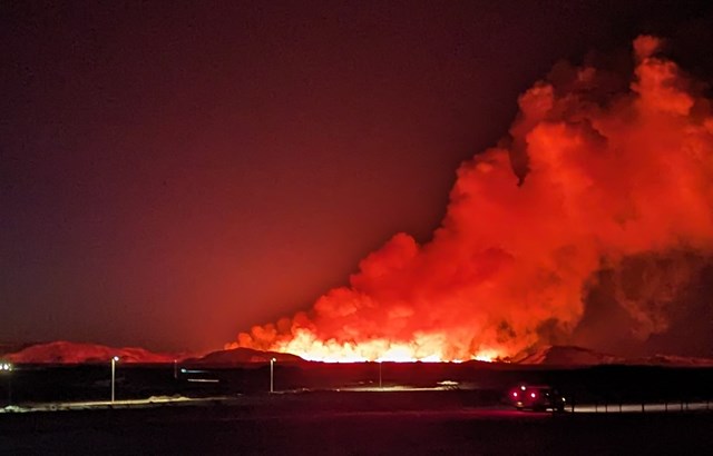 ELDGOS Á REYKJANESI - Viðbragð Skólamatar